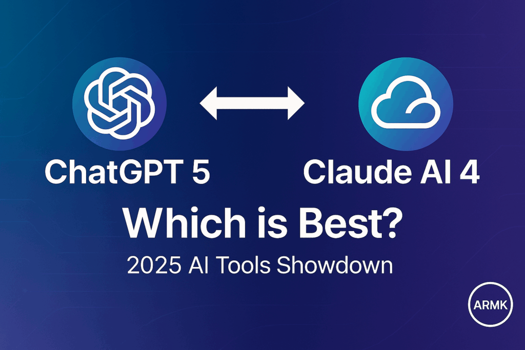 file_0000000070fc61faa2395381f1afeb18 ChatGPT 5 vs Claude AI 4 comparison 2025 – Which is best AI tool showdown with ARMK branding