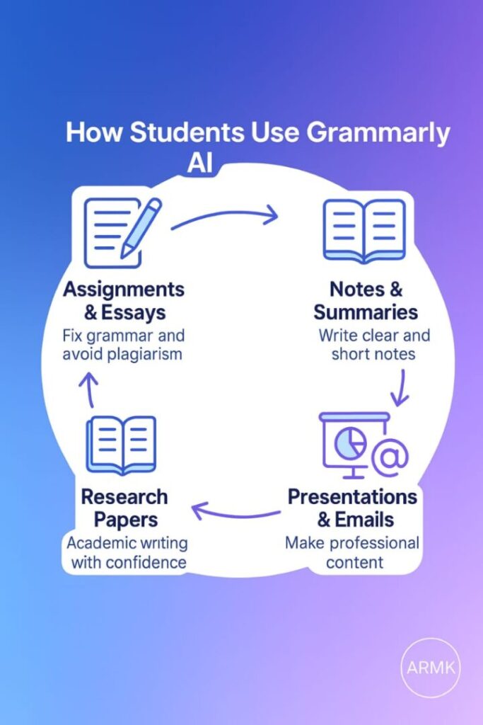 How to student use Grammarly AI image