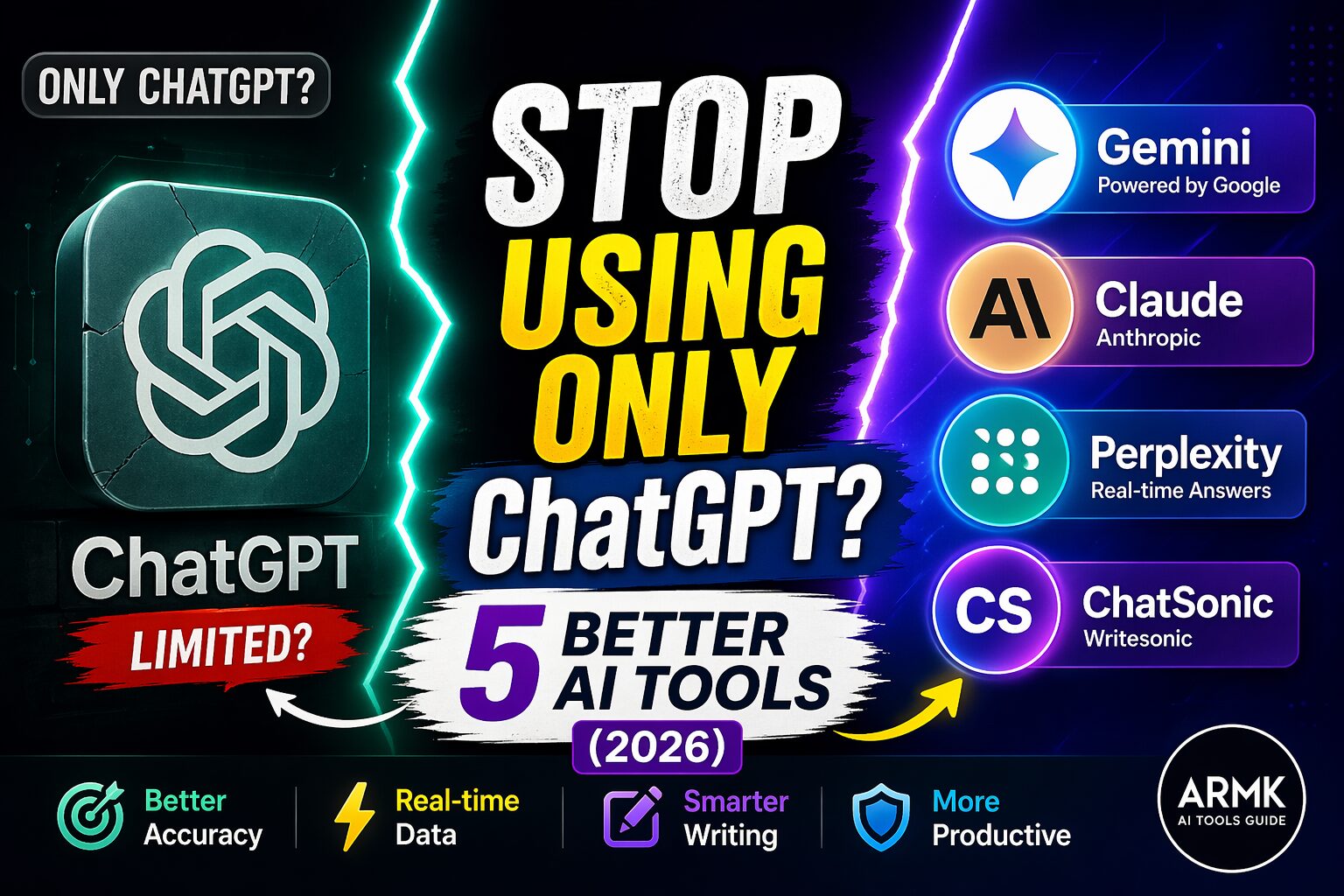 Best ChatGPT Alternatives (2026): Free & Paid AI Tools Compared 🤖