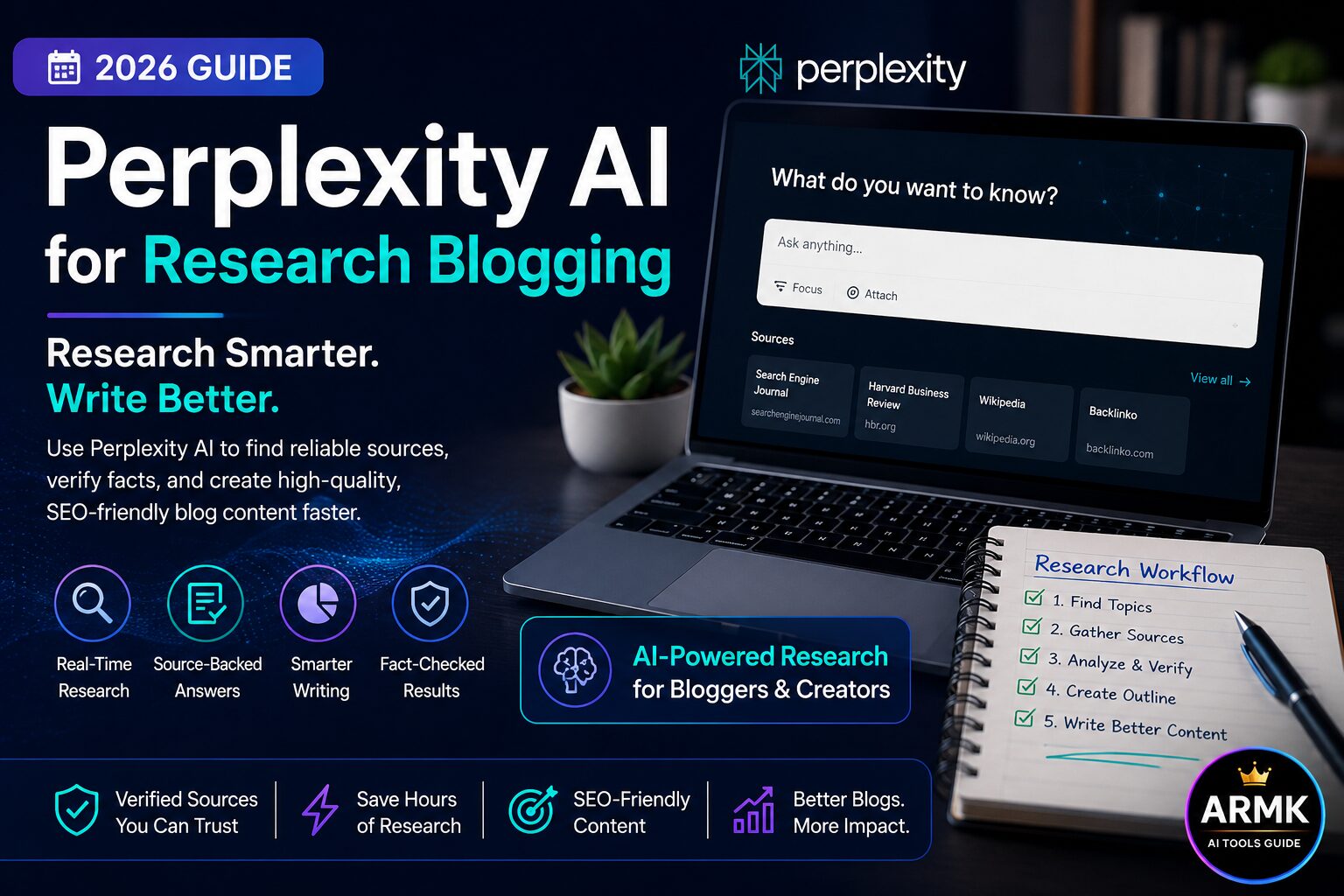 Perplexity AI for Research Blogging (2026 Guide): Research Smarter & Write Better