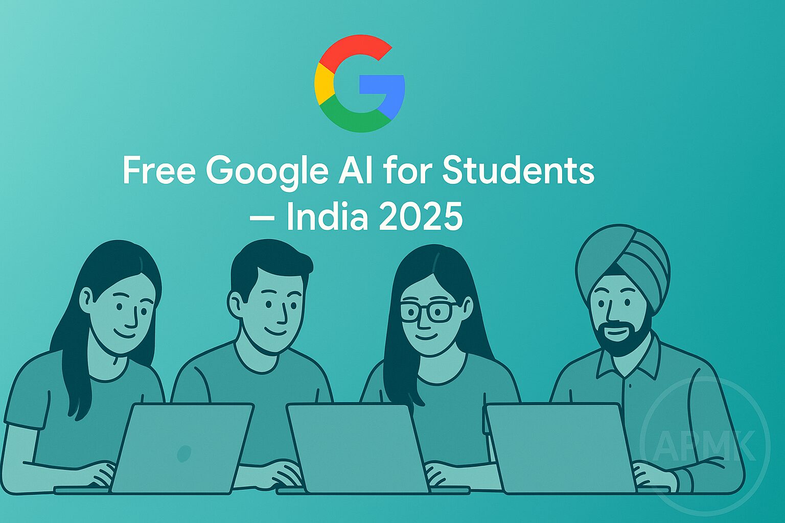 Students engaged in AI learning program.