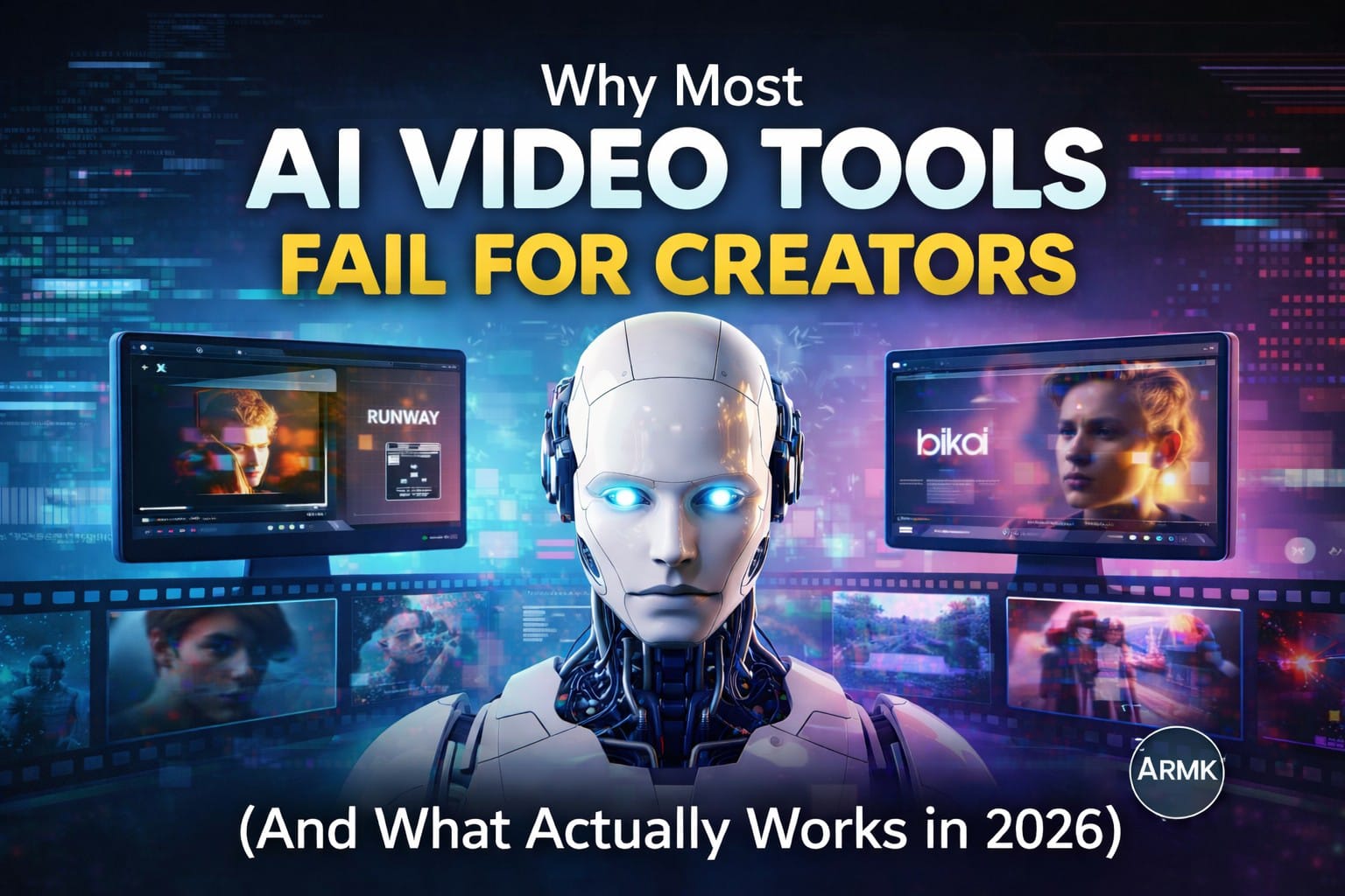 Best AI video tools for creators in 2026 including Runway, Pika Labs and cinematic AI video generators
