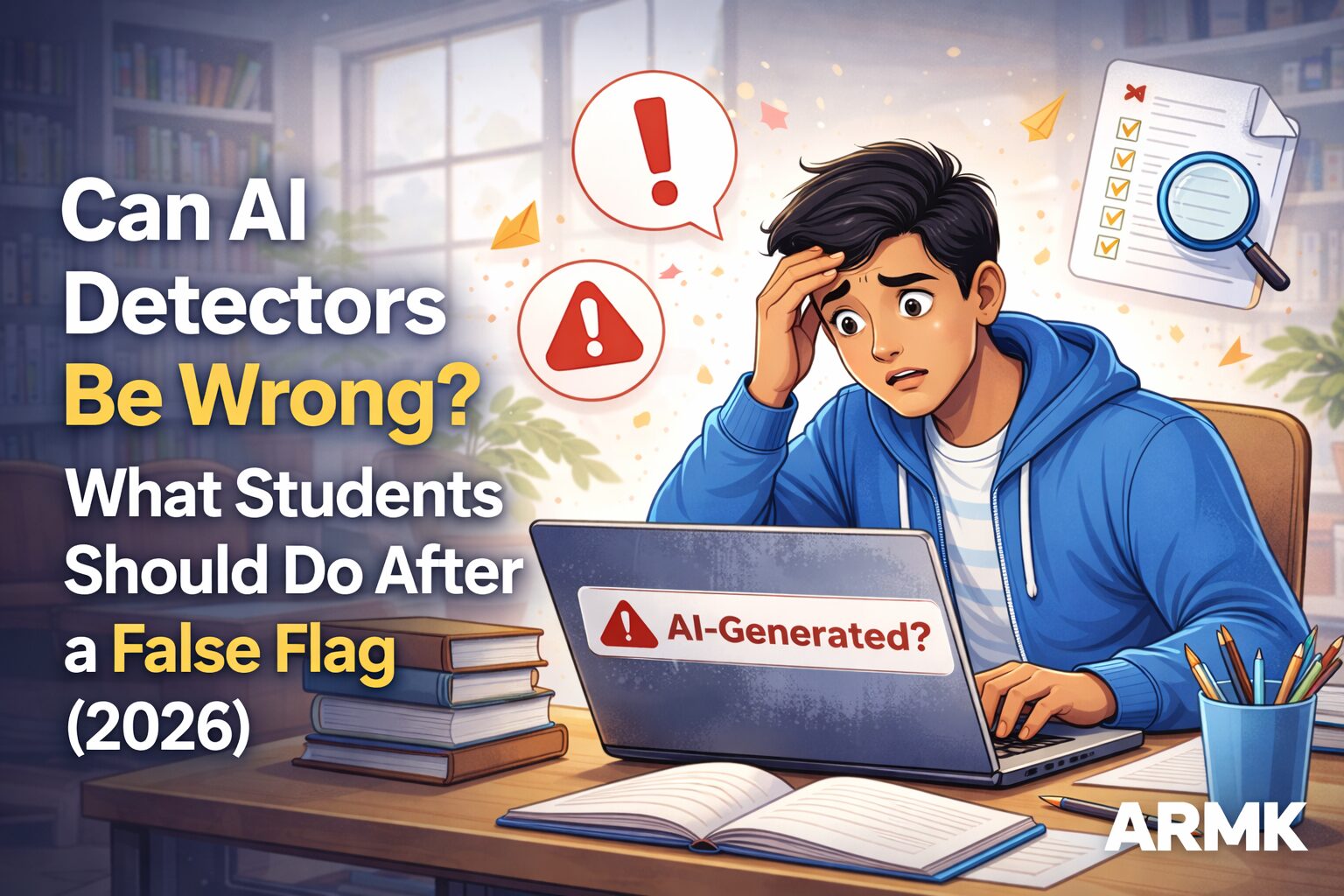 Student worried after AI detector falsely flags essay as AI-generated in 2026