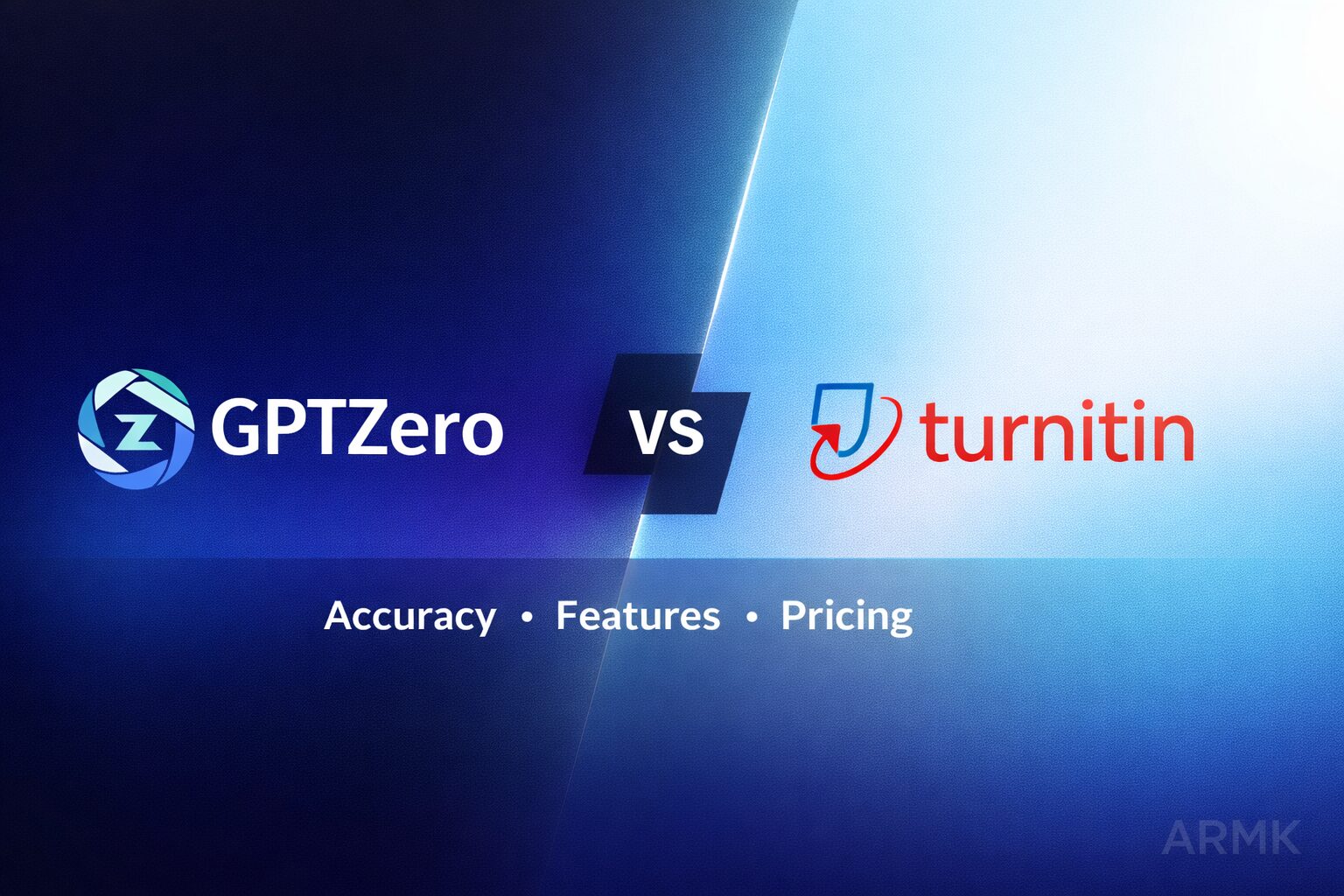 GPTZero vs Turnitin comparison showing accuracy, features and pricing differences
