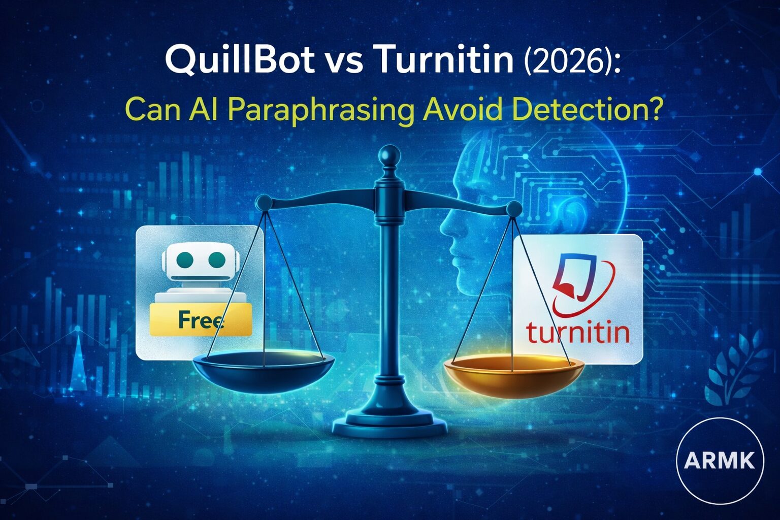 QuillBot vs Turnitin AI detector and plagiarism checker comparison for academic writing