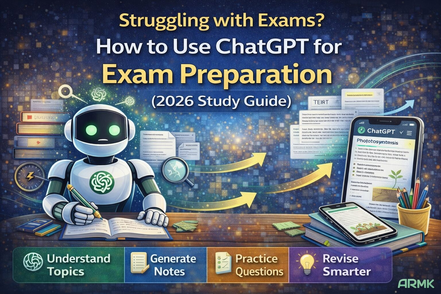 How to Use ChatGPT for Exam Preparation (2026 Study Guide) 📚